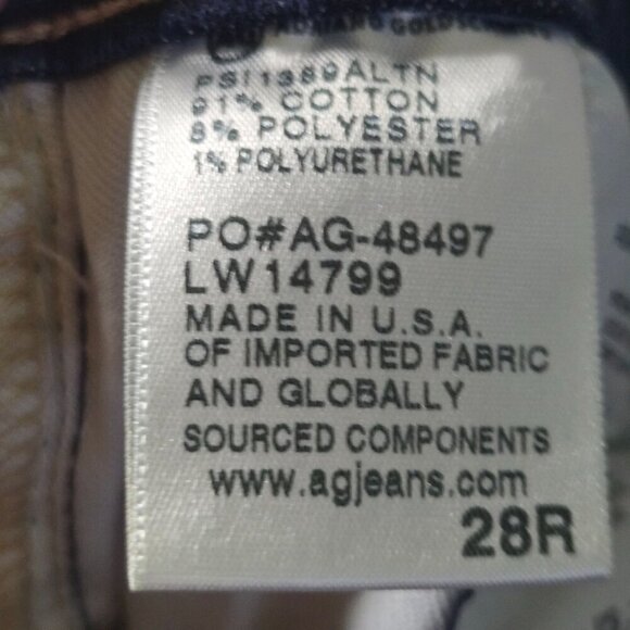 AG Adriano Goldschmied The Legging Ankle Size 28R - Picture 13 of 13